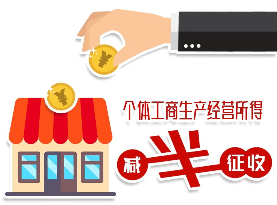 个体户所得税减半征收,实时诠释