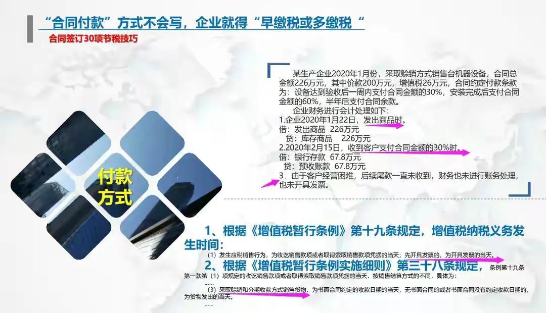 企业节税案例分析,今日认识