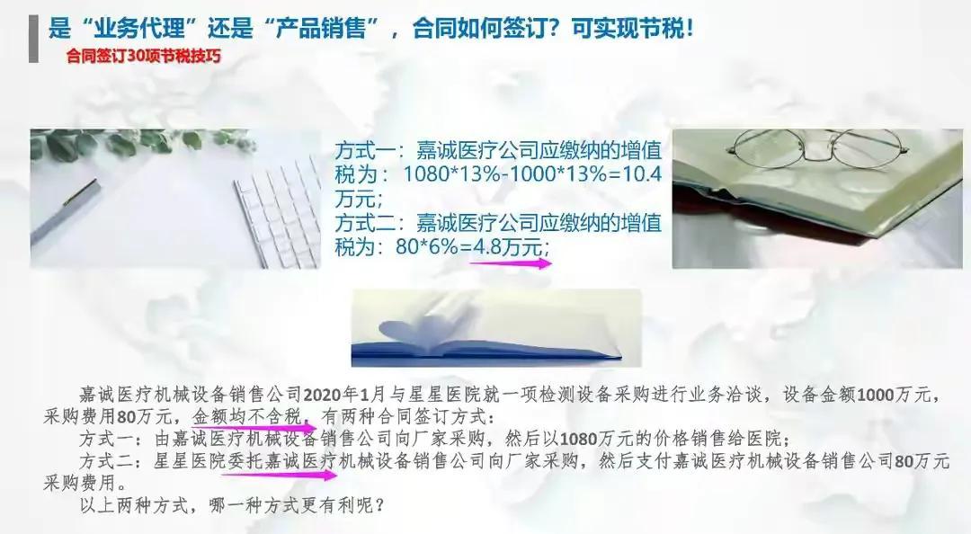企业节税案例分析,今日认识
