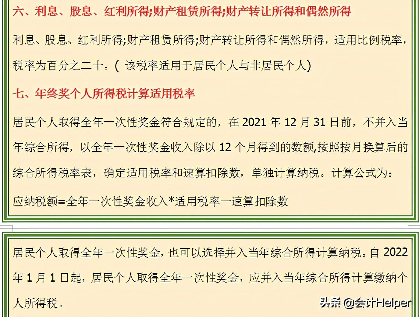 哪些收入需要缴税,当日要点