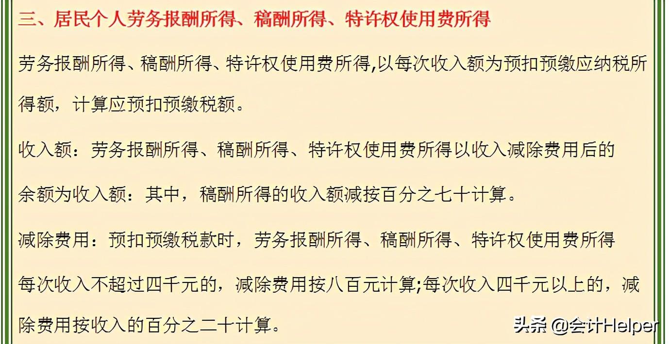 哪些收入需要缴税,当日要点