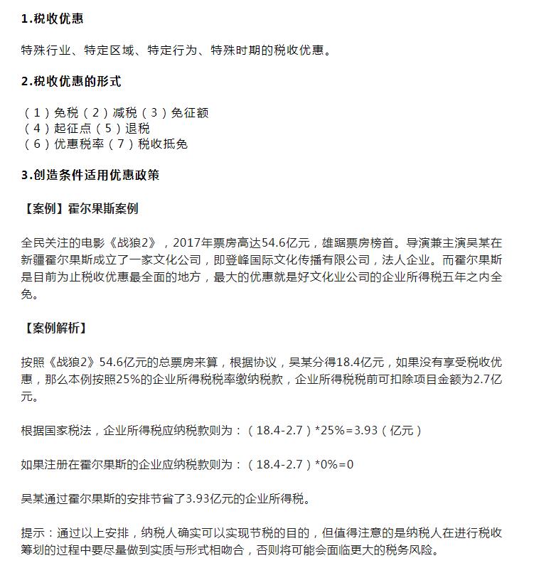 纳税筹划基本方法有哪些,近期表述