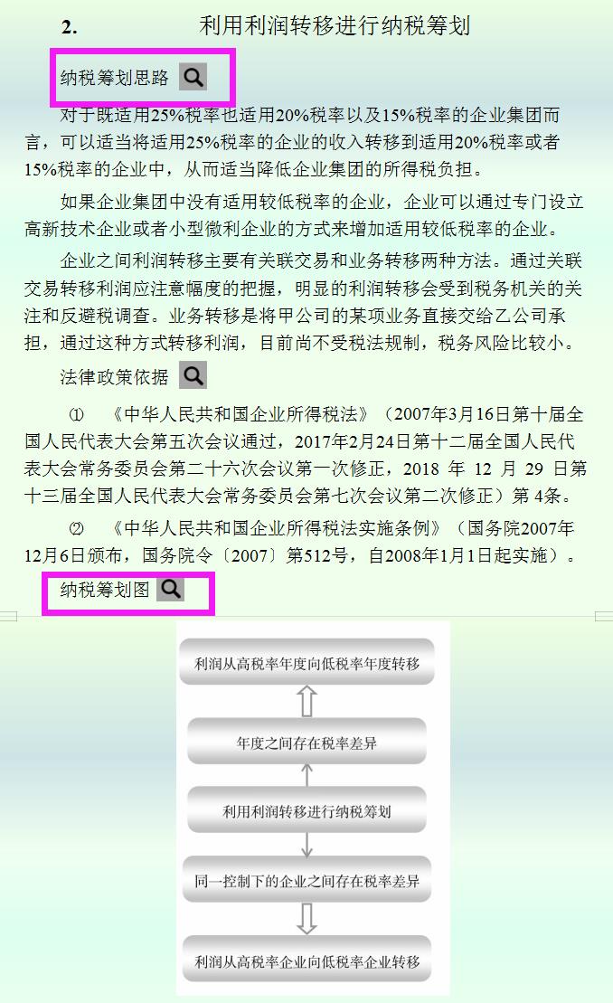 企业税务筹划案例大全集最新,近期诠释