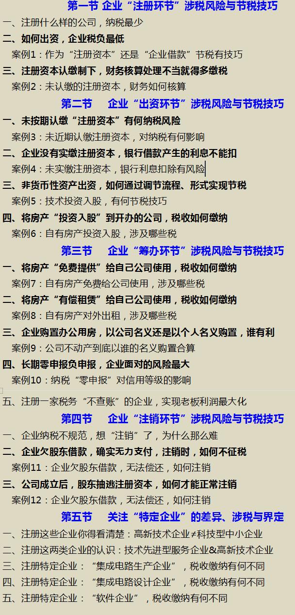 合理避税企业案例分享,今日商讯