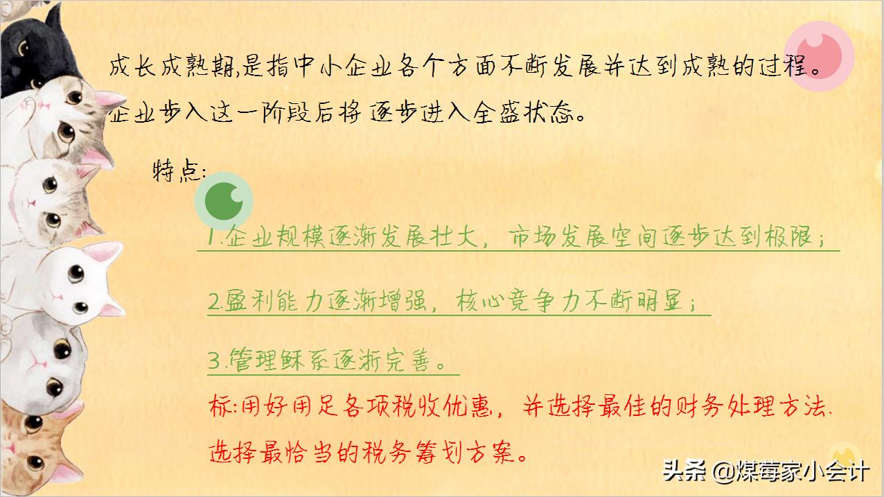 企业生命周期与税收筹划探讨,当日解答
