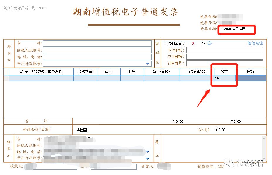普票税率1是啥意思,当日诠释