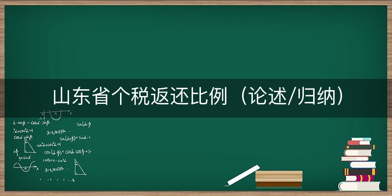 山东省个税返还比例（论述/归纳）