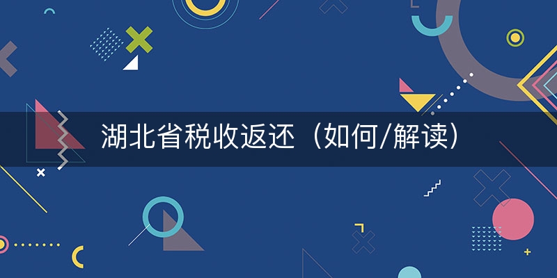 湖北省税收返还（如何/解读）