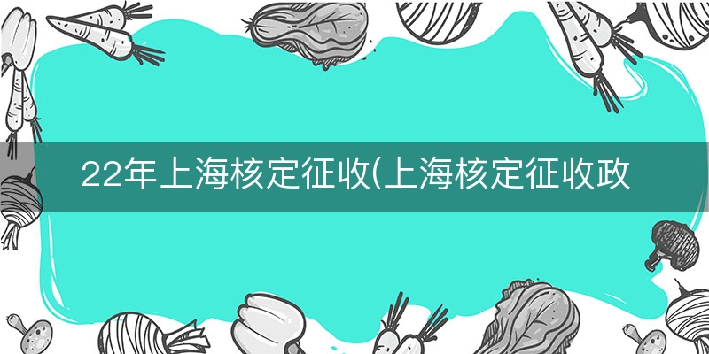 22年上海核定征收(上海核定征收政策取消)（详细/论述）
