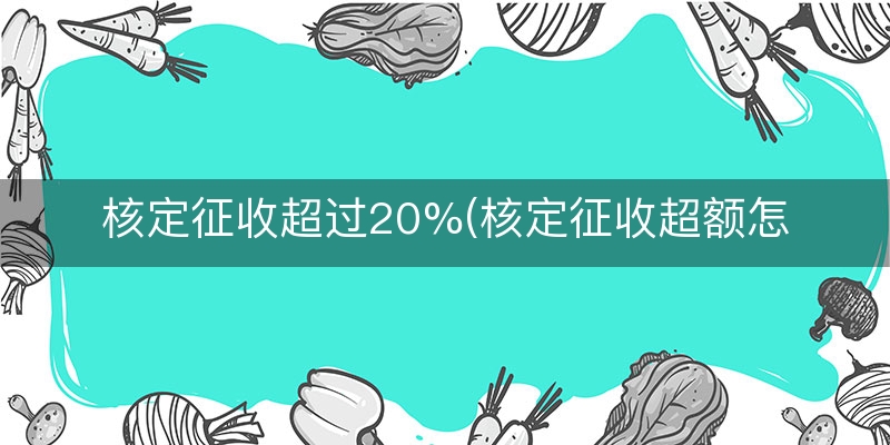 核定征收超过20%(核定征收超额怎么办)