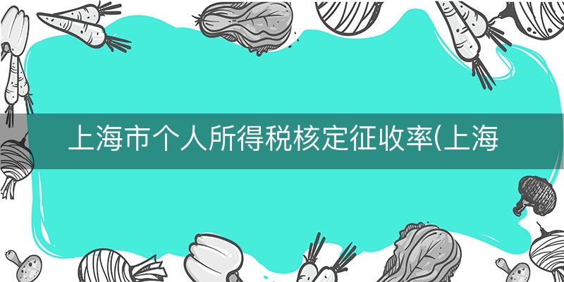 上海市个人所得税核定征收率(上海市个人所得税税率表)