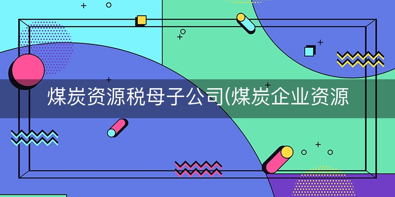 煤炭资源税母子公司(煤炭企业资源税怎么算)